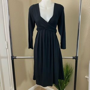The Limited Black V Neck Dress
